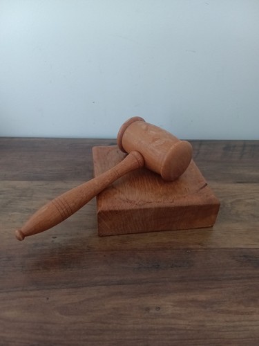 Vintage auctioneers gavel with - gavel,