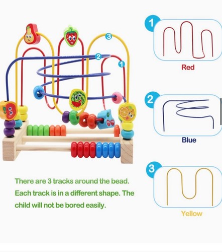 Fajiabao bead maze toy wooden - fajiabao,