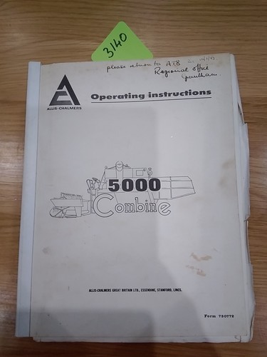 Allis chalmers 5000 - 5000, combine