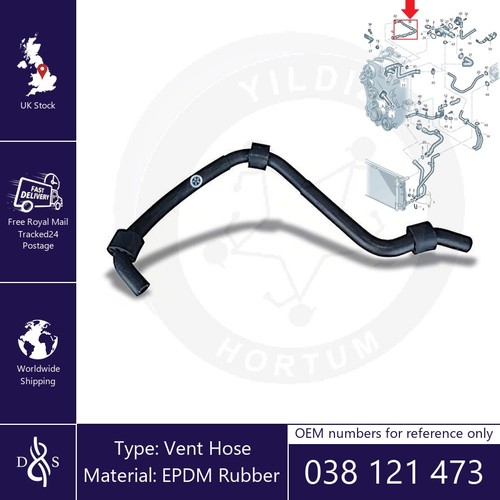 Vent hose fits - hose, passat