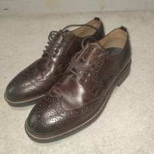 Next Mens Leather Brown