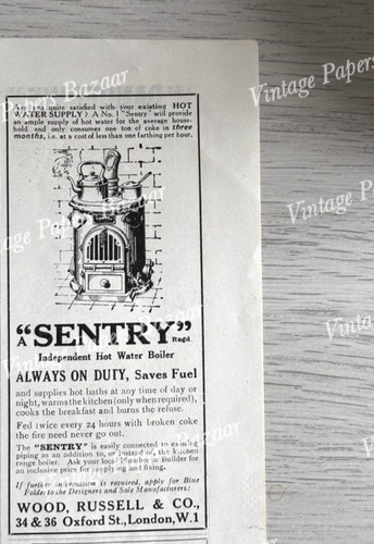 Sentry hot water boiler - sentry,