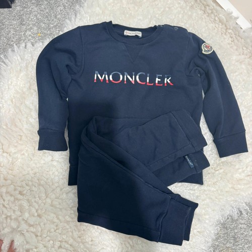 Moncler kids navy logo - navy,