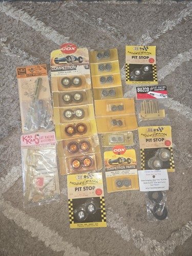 Vintage slot car parts - slot, lot