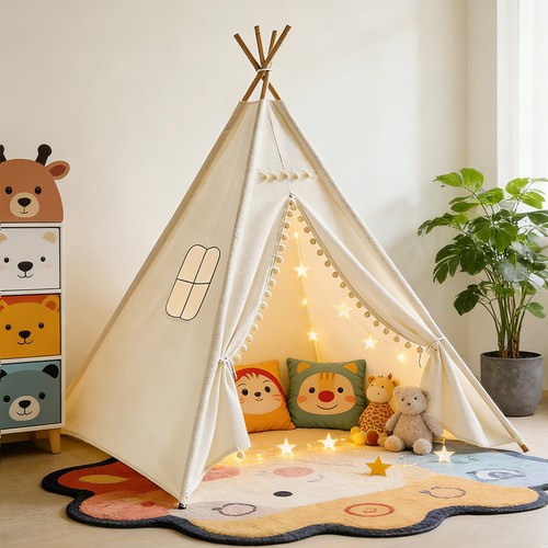 160cm large canvas - kids, teepee