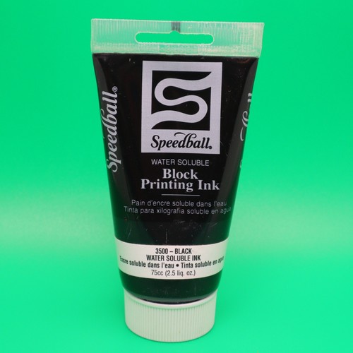 Speedball block printing - printing, ink