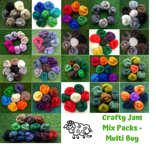 Crafty jam mixed colourway - crafty,