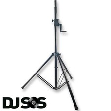 Pulse PLS00012 Heavy Duty Wind Up PA Speaker Stand 60kg 1520mm - 2300mm DJ STAGE