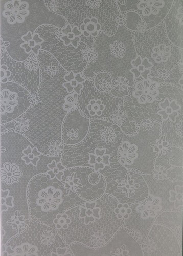 Vellum translucent lace print - vellum,