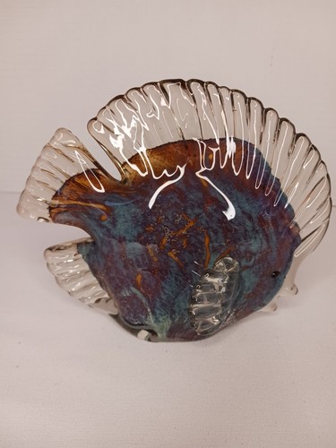 Art glass butterfly fish - art,