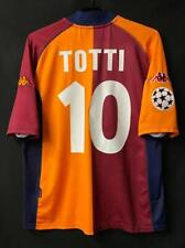 Roma 2001-02 Retro Home Shirt With Patches TOTTI #10 BATISTUTA #20.