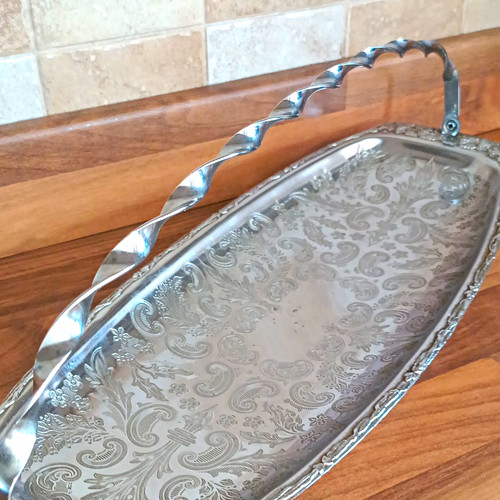 Vintage queen anne serving - vintage,