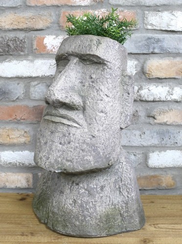 Easter island head planter - head,