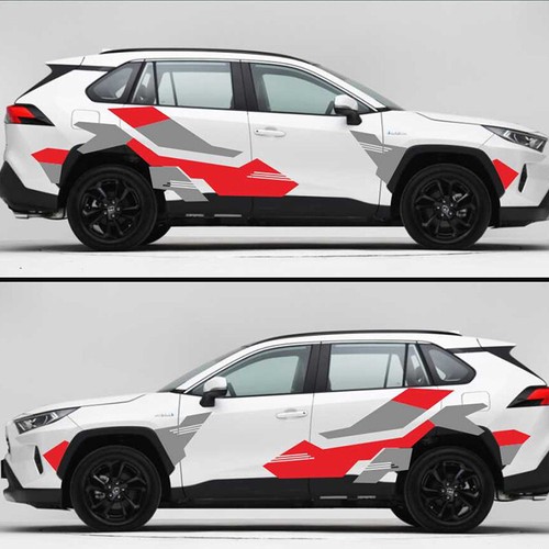 Racing stickers funny car suv - funny,