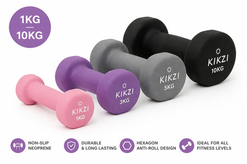 Kikzi pair neoprene dumbbell - pair,