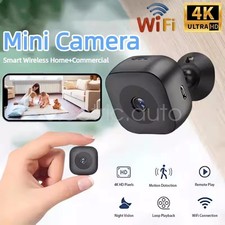 4K Mini Security Camera Night Vision WiFi Monitoring Motion Detect CCTV Cam