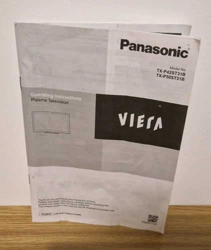 Panasonic viera operating - tv,