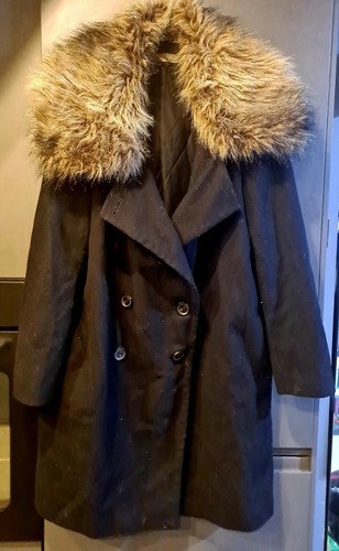Zara black wool - blend, midi