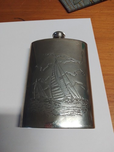 Hip flask pewter - hip, sailing