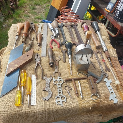 Joblot vintage woodwork - of,