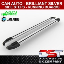 MERCEDES VITO BRILLIANT SIDE STEPS RUNNING BOARDS 03-14 15> Ex-LONG SILVER