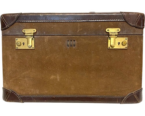 Vintage harrods brown leather - brown,