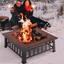 86cm Fire Pit Outdoor Fire