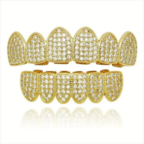 Hiphop teeth grillz unisex - grillz,
