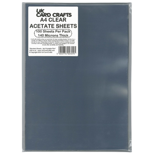 Acetate 100 sheets - a4,