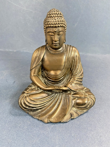 Cold cast bronze - cold, sitting