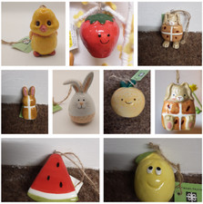 Ceramic felt spring easter - ceramic,