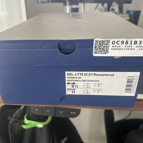 Size ronnie fieg x asics - 9.5,
