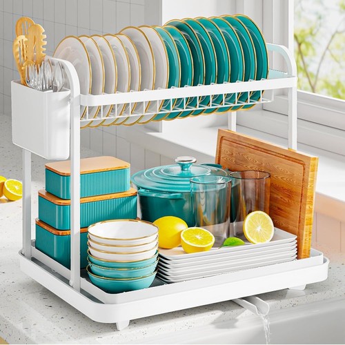 Tier kitsure dish drainer - 2-tier,