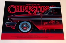 Christine 1983 John Carpenter '58 Plymouth Fury Alt Poster 19"x13" Stephen King