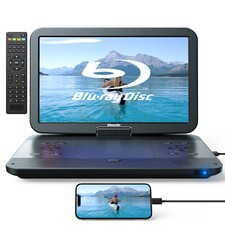 17.6" Portable Blu-Ray DVD
