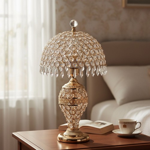 Elegant table lamp with - table,