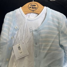 emile et rose baby boy Baby Grow And Cardigan