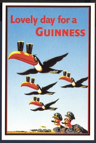 Guinness promo postcard - guinness,