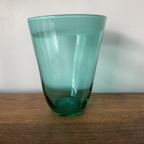Aqua green hand crafted glass - green,