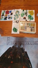 Mixed Lot 378 Assorted Old Vintage To Modern Colorful Glass Marbles {WASHED}