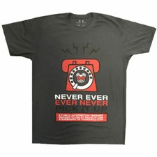 Radiohead Never Pick It Up Charcoal T-Shirt NEW OFFICIAL