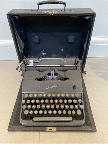 Rheinmetall typewriter grey - typewriter, in