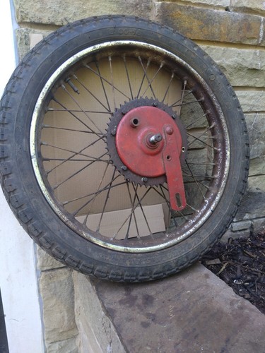 Bsa bantam rear wheel - d7/10/14,