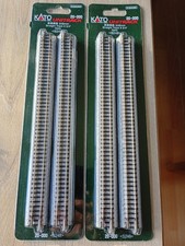 2 X Kato N Gauge 20-000 Unitrack (S248) Straight's 248mm 8 Piece's 