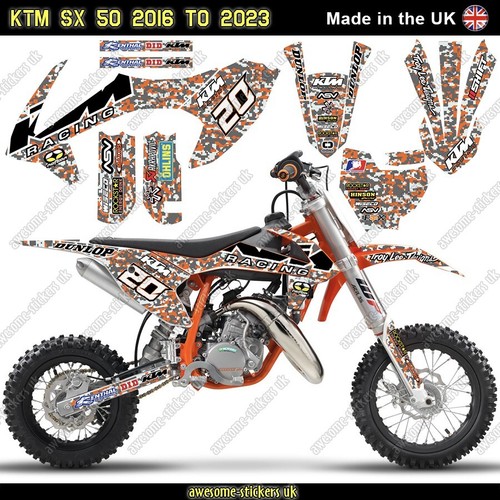 Ktm graphics decals - sx,
