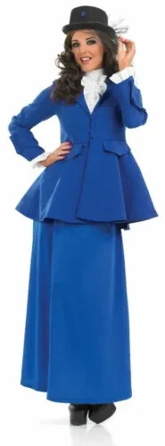 Ladies blue victorian lady - lady, &