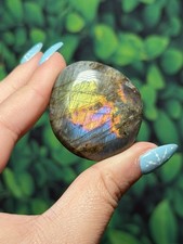 Labradorite Palmstone Crystal