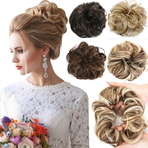 Messy hairbun scrunchie - messy,