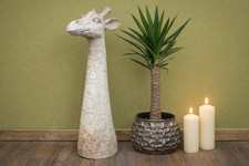 Stone Effect Giraffe Ornament