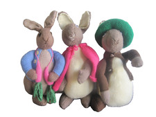 THREE HAND KNITTED EASTER